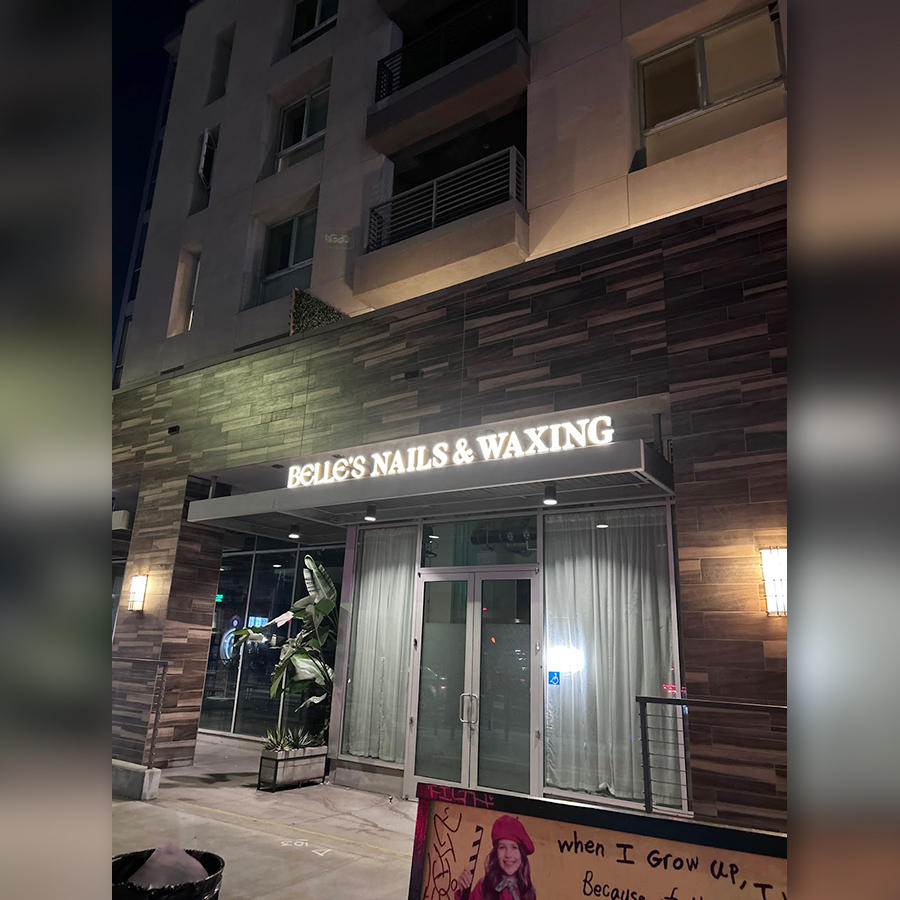 Belle's Nails & Waxing Interior
